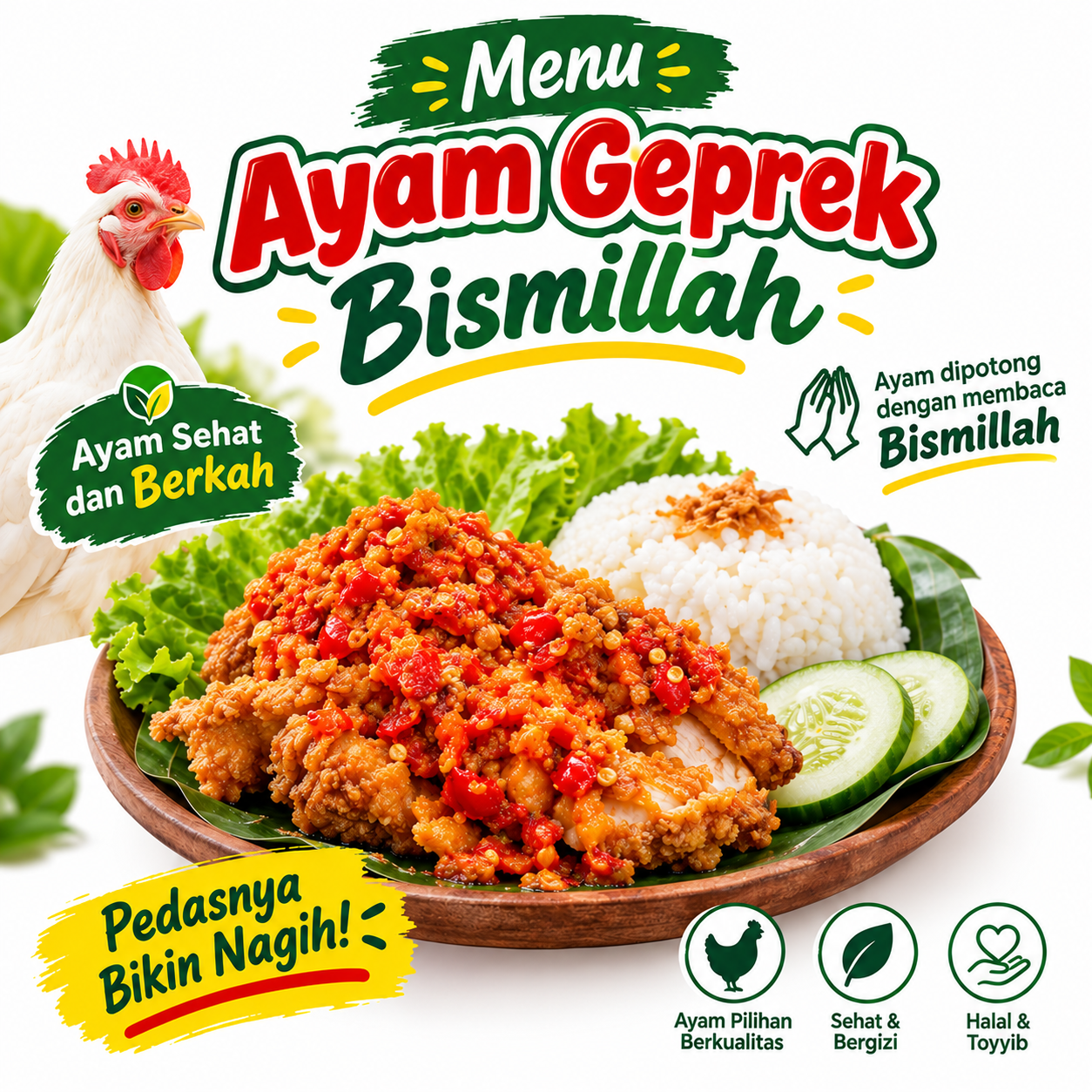 Ayam Geprek Bismillah